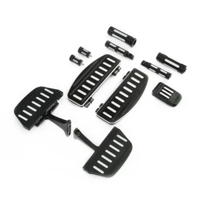 Juego de tablas de piso trasero delantero aptas para Harley CVO Touring Road Glide 1986 Foto 1 de 4