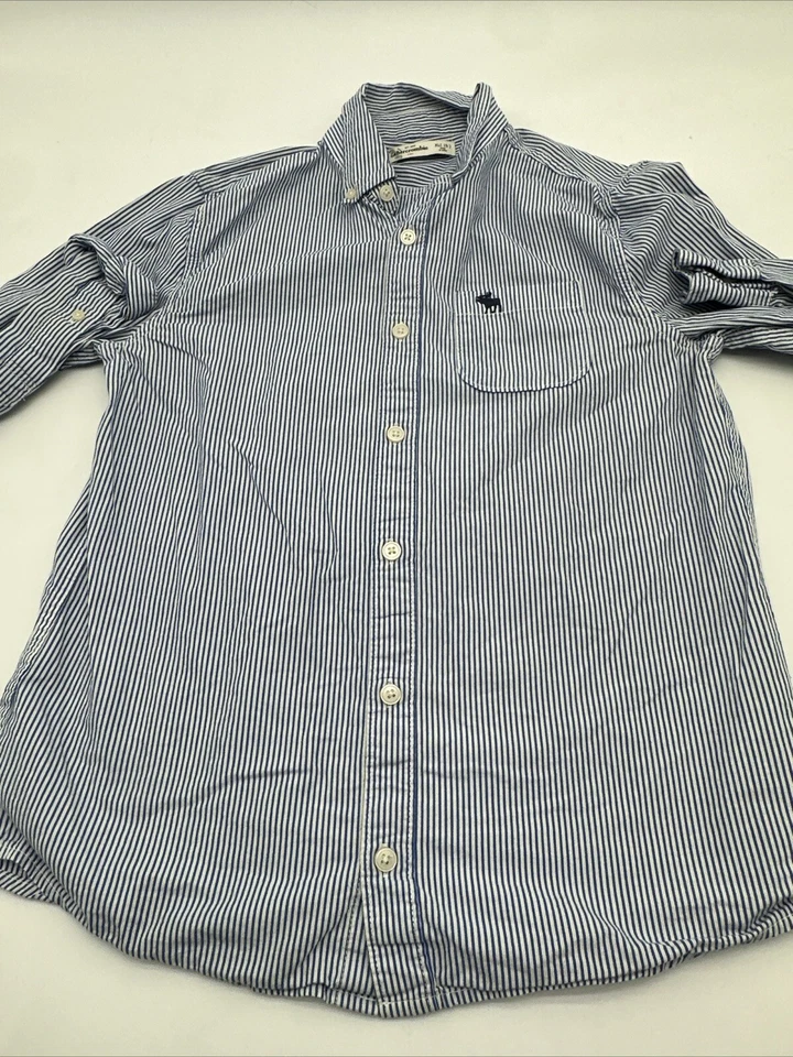 Camisa Abercrombie Niños Manga Larga Con Botones Juvenil Niña X-Grande Rayas. #13289 Foto 1 de 4