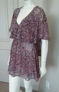 Free People taupefarbenes Kombi-Flirty-Kleid Gr. XS neu mit Etikett 168 $ - Bild 1 von 8