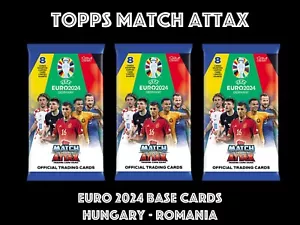 TARJETAS BASE TOPPS MATCH ATTAX EURO 2024 HUNGRÍA - RUMANIA - Imagen 1 de 91
