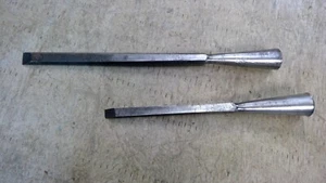 Two Antique T.H. Witherby 1/4" & 3/8" Socket Chisel - Picture 1 of 15