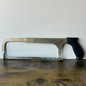 Vintage Craftsman Made in USA Early Trade-Mark Blue Handle Hacksaw EUC - Picture 1 of 13