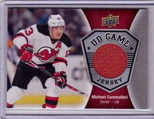MICHAEL CAMMALLERI 16/17 Upper Deck UD Game-Used Jersey #GJ-MC Hockey Card - Picture 1 of 1