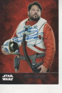 GREG GRUNBERG SIGNED 2015 "STAR WARS" FORCE AWAKENS #18 - SNAP WEX;EY - Picture 1 of 1