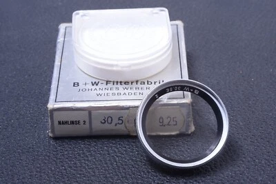 ✅ B & W SCHNEIDER CLOSE-UP 30.5MM 2X FILTER GENUINE LENS OR CAMERA W/ BOX 106-2 - Image 1 of 2