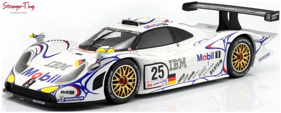 IXO Models Porsche 911 GT1 #25 2nd 24h Le Mans 1998 Muller 1/12 Scale — 第 1/1 张图片