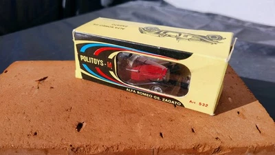 1965-1967 Alfa Romeo Quattroruote Zagato 1:43 Die Cast Model Car PolyToys-Italy - Immagine 1 di 4