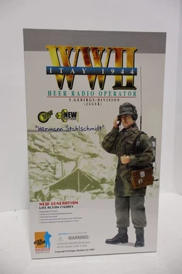 Dragon 1/6 Italy 1944 Heer Radio Operator Herman Stahlschmidt Action Figure - Image 1 of 4