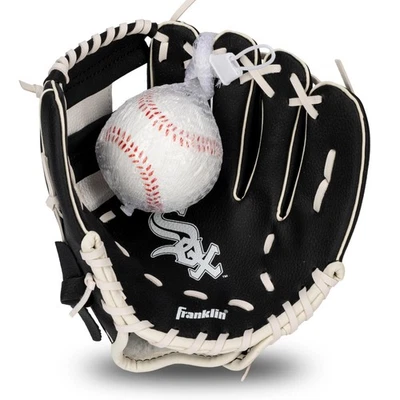 Franklin Sports Kids MLB Glove and Ball Set Chicago White Sox Tee Ball - Image 1 of 4
