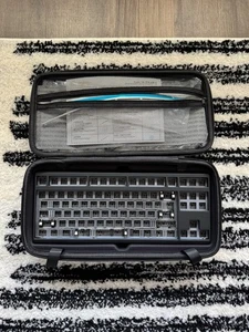 Zoom TKL Keyboard Black With PVD Stainless Steel Weight Barebones - Picture 1 of 3