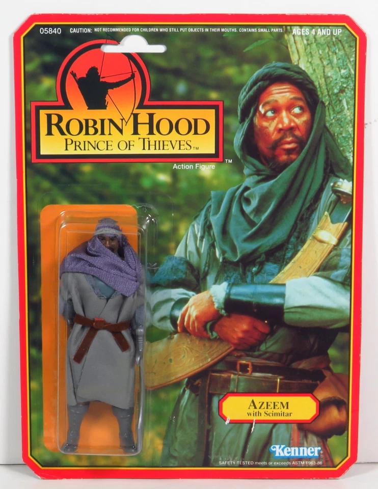 1991 Kenner Robin Hood Prince of Thieves Azeem Action Figure Stock2