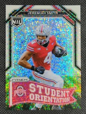 Jeremiah Smith - 2025 Panini Ohio State White Sparkle Prizm Student Orientation - Image 1 of 2