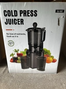 Cold Press Juicer SJ-057 With Large Feed Chute Slow Juicing Technology - Picture 1 of 6