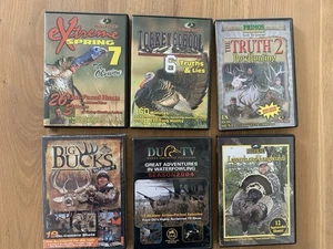 HUNTING DVD LOT (6) ~ BIG BUCKS TURKEY WATERFOWL BOW HUNTING - Bild 1 von 14
