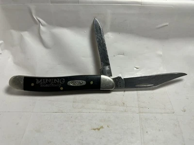 Navaja de Bolsillo Case XX 22087 2 Hojas Hecha en EE. UU. Edición Maquinaria Minera Foto 1 de 4