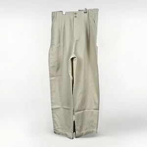 NWT Amour Vert Pants Small Womens Larisa Wide Barrel Leg Linen Blend Sustainable - Picture 1 of 9