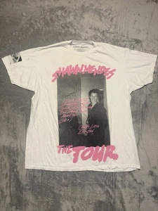 Shawn Mendes The Tour XL weiß Shirt Konzert Promo Album Art Musik Pop selten - Bild 1 von 6