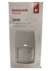 Honeywell 5898 Wireless DUAL TEC Motion Sensor Used No Mounting Hardware - Picture 1 of 4