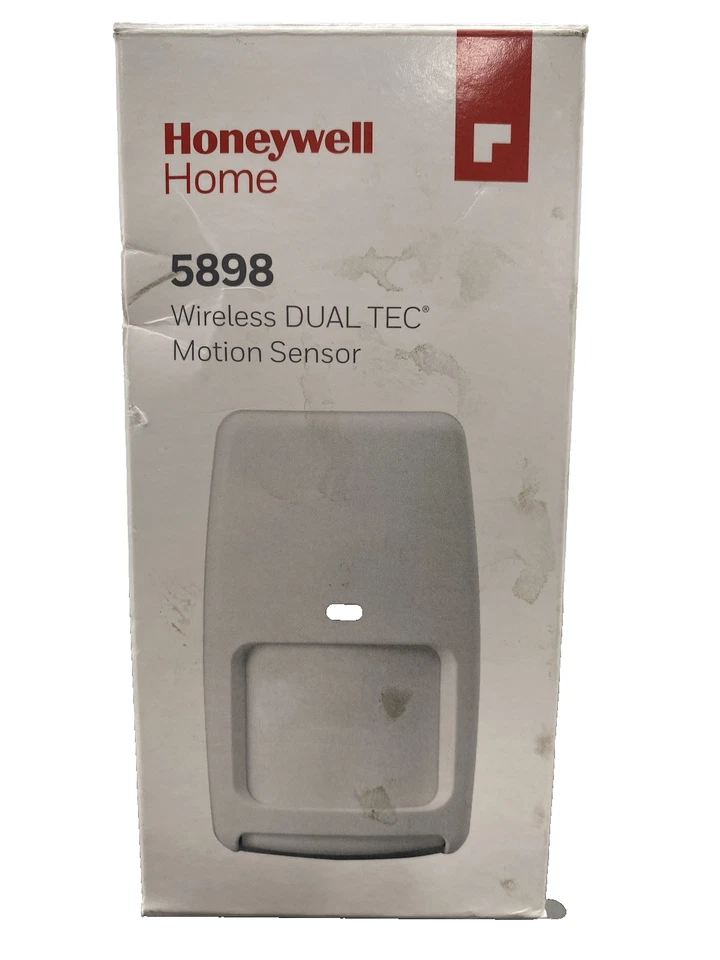 Honeywell 5898 Wireless DUAL TEC Motion Sensor Used No Mounting Hardware - Image 1 of 4