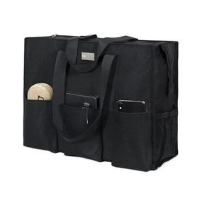 Utility Water Resistant Tote Bag with 13 Exterior & Interior Pockets, Top Zip... - Picture 1 of 6