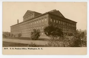 Antique Postcard Washington DC US Pension Office Undivided Back Unposted - Picture 1 of 2