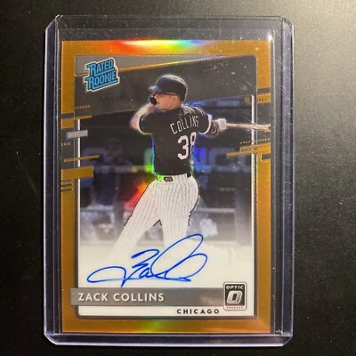 2020 Donruss Optic #RRS-ZC Zack Collins Rated RC Auto Red Mojo Refractor SP /99 - Image 1 of 3