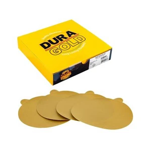 Dura-Gold-Premium-320er Körnung Haftklebemasse selbstklebende Schleifscheiben Korund auf Oxidbasis - Bild 1 von 5