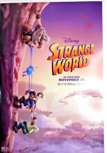 Poster film Disney Strange World 19" x 13" VERO 3D esclusivo - Foto 1 di 1