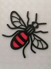 Manchester Utd bee wall decoration Worker Bee Modern Art Black & Red 3d printed