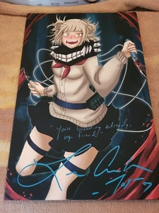 Leah Clark 12×18 autographed painting - Picture 1 of 2