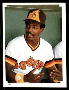 1984 O-Pee-Chee Stickers Alan Wiggins San Diego Padres #153 - Picture 1 of 2
