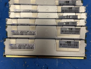 48GB (6x8GB) SAMSUNG 8GB 2Rx4 pc3 -10600R RAM MEMORY M393B1K70BH1-CH9Q1 - Picture 1 of 3