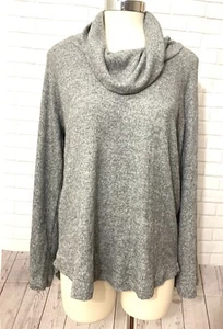 Maeve Anthorpologie Gray Cowl Neck Knit Top Boho Soft Light Material Woman Sz S - Picture 1 of 6