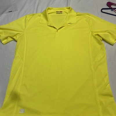 Camisa Polo Fila Sport Calce Atlético Cuello XL Golf Performance Wear Foto 1 de 4