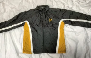 Chaqueta bordada con cremallera completa mediana (M) de los Piratas de Pittsburgh para niños - Imagen 1 de 14