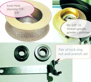 3/4" Diamond Full bullnose V20 Router Bit Granite Marble Glass Ceramic concrete - Picture 1 of 3