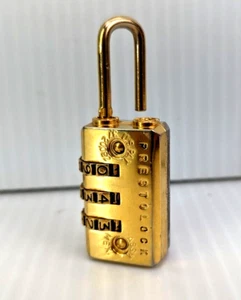 PrestoLock Travel Combination Lock Luggage Security 2" Backpack 2 pack - Picture 1 of 10