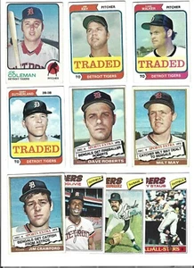 Lote de tarjetas de béisbol 1973-2004 de los Tigres de Detroit (100 diferentes) - Imagen 1 de 10