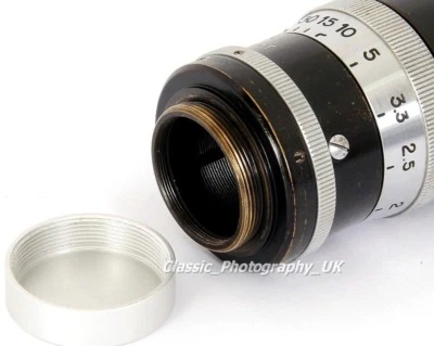 Zeiss TRIOPLAN C-Mount Lenses for 16mm TV BOLEX fit Aluminium Rear Lens Cap 25mm - Image 1 of 4
