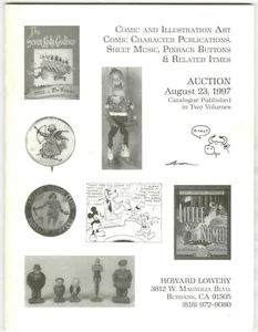 Catálogo de arte original de cómic e ilustración subasta Howard Lowry 23 de agosto de 1997 - Imagen 1 de 1