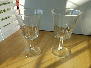 Paar (2) Luminarc Cristal D'Arques Durand REGENCY Weingläser 4 5/8" - Bild 1 von 3