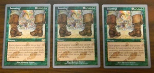 MTG Unglued Incoming! x3 Green Rare (#64) Unplayed Excellent - NM Cond - Picture 1 of 2