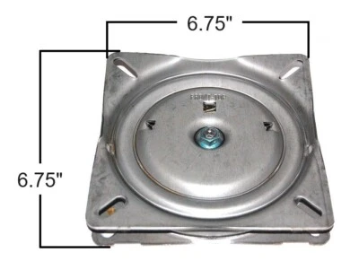 #92TMR-6.75 英寸(角度)(高清)吧凳旋转(记忆弹簧返回)- 美国 - UPS 📦 — 第 1/2 张图片