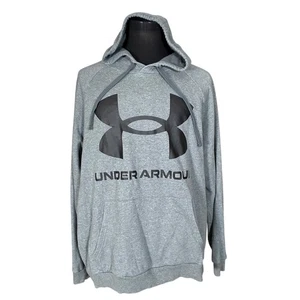 Under Armour Herren Loose Coldgear grau Long Sleeve Hoodie Sweatshirt 3XL - Bild 1 von 6