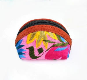 Mexikanische bestickte Geldbörse / Etui Tasche Monedero  - Bild 1 von 6