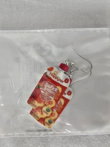 Neu mit Etikett Neuheit Engel Ohrringe Happy Tots Super Bäuche Babynahrung - Bild 1 von 1