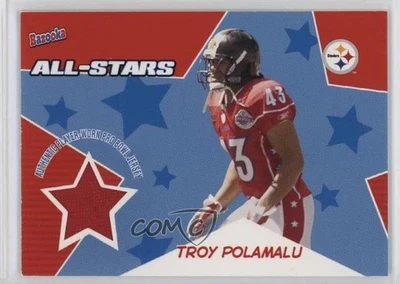 2005 Topps Bazooka All-Stars Relics Troy Polamalu #BA-TP HOF - Image 1 of 2