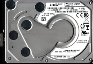 WD40NDZW-11A8JS1 S/N: WX32D WESTERN DIGITAL 4TB THAILAND JUL 2020 - Picture 1 of 2