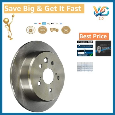 Rear Brake Rotor for Lexus IS250 2006-2015 Machined Cast Iron New Foto 1 de 4