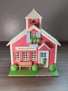 Department 56 Hide-A-Way Hollow Bunnybrook School 1988 Villaggio di Pasqua in pensione - Foto 1 di 5